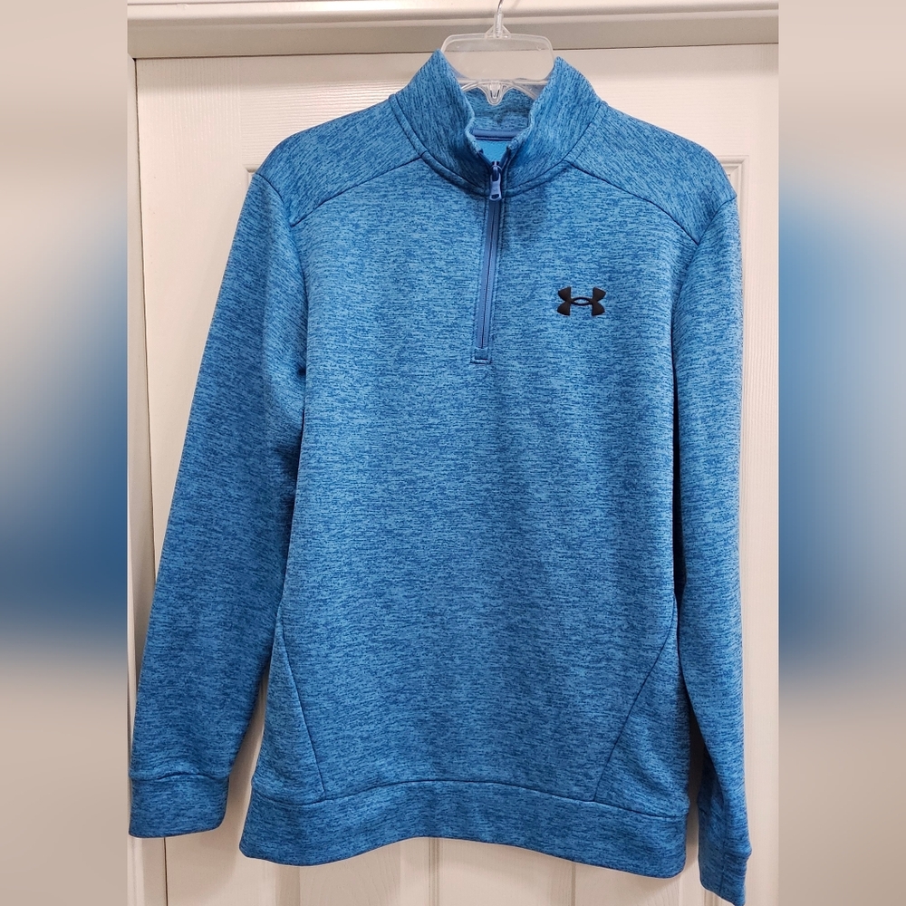 Under Armour Men's Blue Quarter-Zip EUC